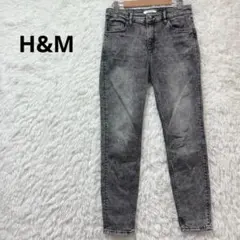 H&M スキニーパンツ グレー 38 デニムパンツ