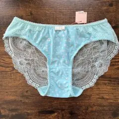 レディースショーツ　アモスタイルバイトリンプ　レース　ミントグリーン　花柄　Mのサムネイル