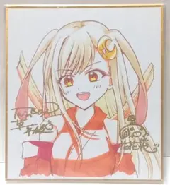 しぐれうい 豪華仕様 ケース入り 直筆サイン色紙 5th Anniversary
