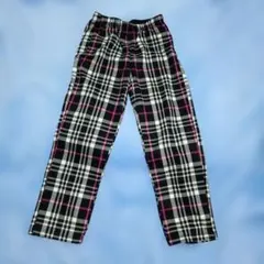 ユニクロ　長ズボン　チェック柄　140 ウエストゴム