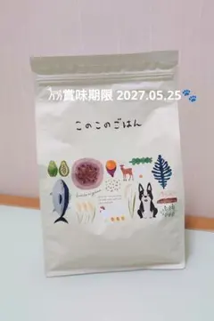このこのごはん 1kg ×5袋 未開封 賞味期限2026/12〜2027/1 このこのごはん 1㎏×1袋 賞味期限 2027.05.25 成犬用 ドッグフード
