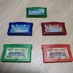 ポケットモンスター ゲームボーイアドバンス 5本セット