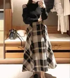 値下げ交渉◎スナイデル　ロービングチェックスカート