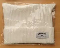 新品未開封　ねこみみニット帽　アイボリー　猫耳ニット帽 　ネコ耳