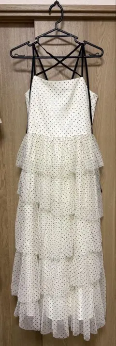 NICE CLAUP フリルキャミワンピース