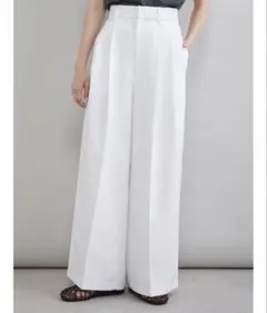 Mila Owen ２タックワイドパンツ　0