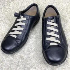 『極美品』アキレスソルボ コンフォートシューズ スニーカー ゴム紐 ブラックのサムネイル