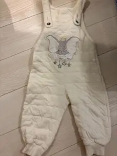 ダンボ　刺繍　ロンパース キルティング　95cm