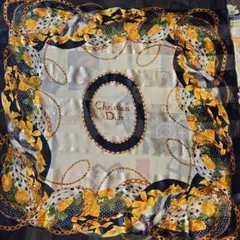 Christian Dior 花柄スカーフ