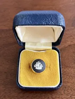 Wedgwood ジャスパー 帆船 タイタック タイピン ブルー ゴールド 箱付のサムネイル