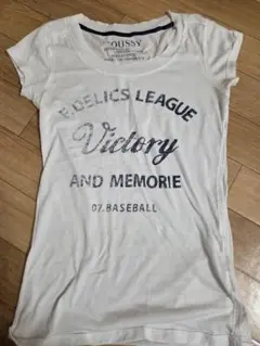 MOUSSY プリントTシャツ ホワイト