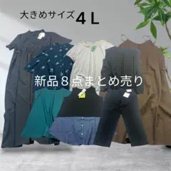 e2291☆新品 4L サイズ　8点まとめ売りセット