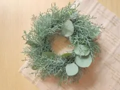 【☆11/30限定お値下げ】ドライフラワーナチュラルクリスマスリース