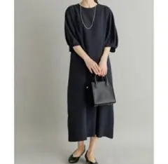 アーバンリサーチドアーズ　タックコクーンスリーブワンピース　入学式　卒業式