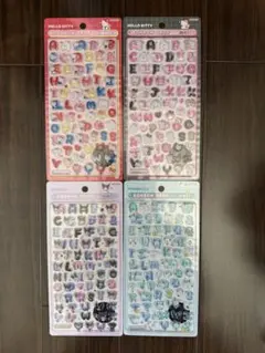 【正規品】ボンボンドロップシール サンリオ文字 4枚セット