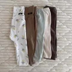 レギンスパンツ　サイズ80 5本セット