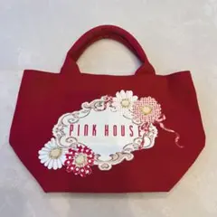 ピンクハウス　ひな菊コサージュプリントバッグのサムネイル