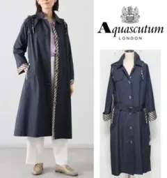 Aquascutum レディースダークグリーン レインコートM Aquascutum レディースダークグリーン レインコートM Aquascutum