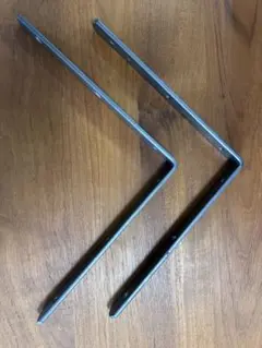 L자형 금속 피팅, 2개 세트, 약 24cm
