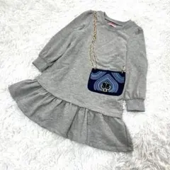 kate spade グレー フリルワンピース　110㎝