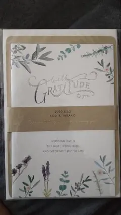 結婚式　招待状　少人数　ナチュラル