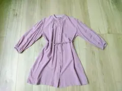 130 GLOBAL WORK 長袖 ワンピース シャツワンピ 春服 女の子