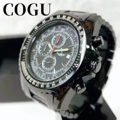 【美品】COGU コグ 腕時計 クロノグラフ 稼働品 クォーツ コジモグッチ