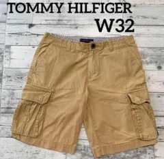 TOMMY HILFIGER コットン　カーゴハーフパンツ　W32