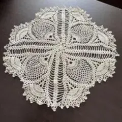 ホワイトレース 円形 テーブルデコレーション