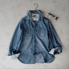 アーバンリサーチ/デニムシャツコットン100%/S