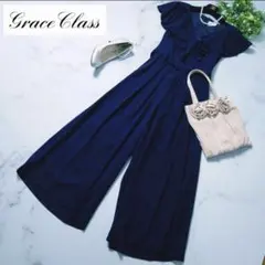 ★ グレースコンチネンタル Grace Class フリルネイビーオールインワン