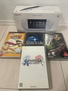 PSP本体、ソフト4本セット