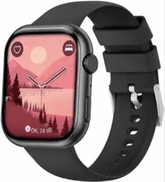 LESHEN スマートウォッチ 本体 ブラック