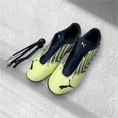 【美品】PUMA トレーニングシューズ イエロー　サッカー　25センチ
