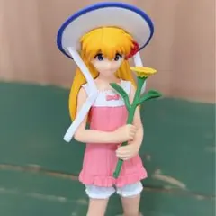 エヴァンゲリオン アスカ フィギュア 麦わら帽子 × 花 GAINAX