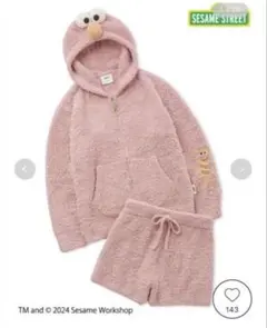 【ジェラピケ】セサミストリート ルームウェア L ピンク 上下 新品未使用品 gelato pique(ジェラート ピケ)、「セサミストリート」との