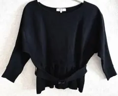♡美品·マイストラーダMystrada ペプラム ドルマン リブニット 38♡
