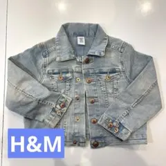ベビー服　ベビーアウター　ベビージージャン　デニムジャケット　H&M
