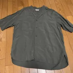 BEAUTY&YOUTH オリーブグリーン 半袖シャツ　メンズ　L