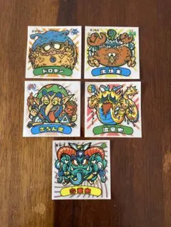 旧ビックリマンチョコ　シール　ロッテ　当時もの　まとめ売り