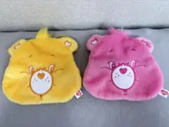 新品未使用　ケアベアフェイスポーチ2点セット