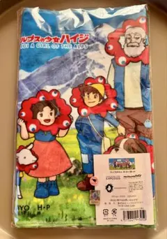 関西万博 ミャクミャク アルプスの少女ハイジ フェイスタオル