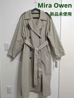 【新品未使用】Mira Owen 共ベルト付　ラグランスリーブ　トレンチコート