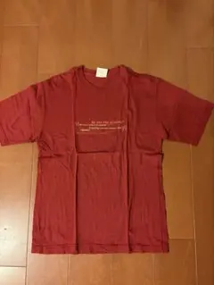 ROUND1 ロゴプリントTシャツ レッド