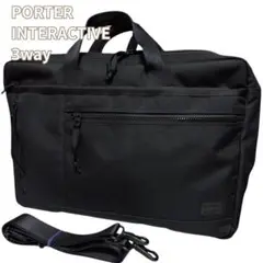 53 美品　ポーター　タンカー　ビジネスバッグ　3way ブラック PORTER ポーター タンカー 3way ビジネス ショルダー