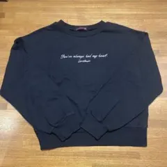 【値下げ】lovetoxic 黒 トレーナー