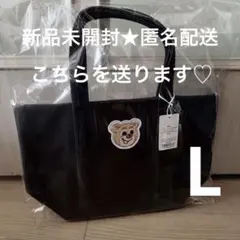 新品未使用】オールドテディ ワッペントートバッグ ブラック Lサイズ