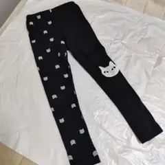 子供服！レギンス　スパッツ　130cm　猫柄