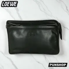 LOEWE ロエベ アナグラム ポーチ 小物入れ ブラック レディース ブランド