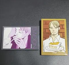 BADON 缶バッジ くじ　スタンド付き　2個セット